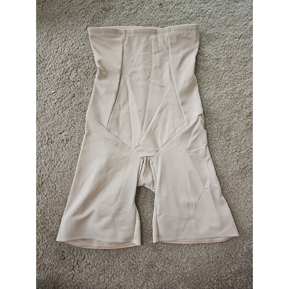 Miraclesuit Shape Away High Waist Thigh Slimmer Beige Large